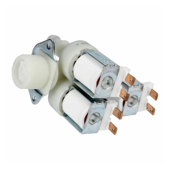 Magnetventil 3-fach 90°10, 5mmØ mit Reduzierung (1