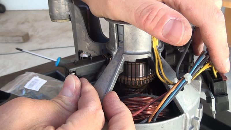 Waschmaschine schleudert nicht - Motorkohlen wechseln (Gorenje)