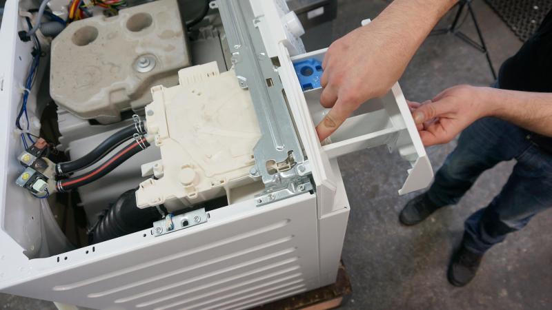 Waschmittelschublade entfernen Waschmittelschublade entfernen