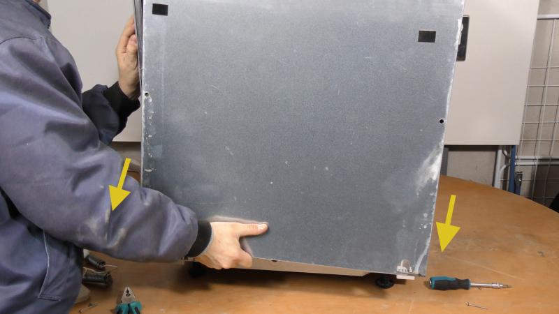 Spülmaschine untere Türdichtung wechseln-Front abnehmen Spülmaschine untere Türdichtung wechseln-Front abnehmen