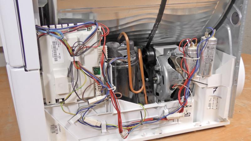 Innenleben des Trockners Innenleben des Trockners