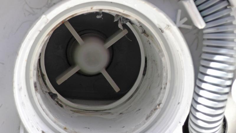 Kontrolle des Pumpenflügels Kontrolle des Pumpenflügels