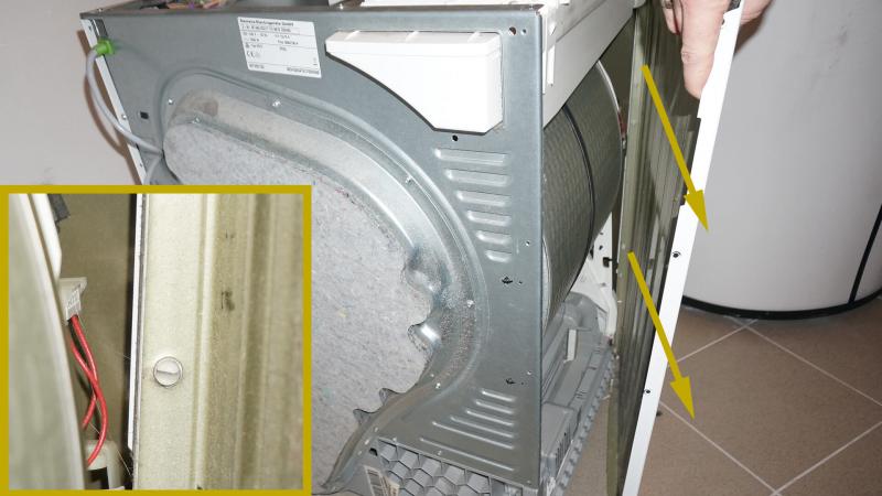 Seitendeckel abnehmen