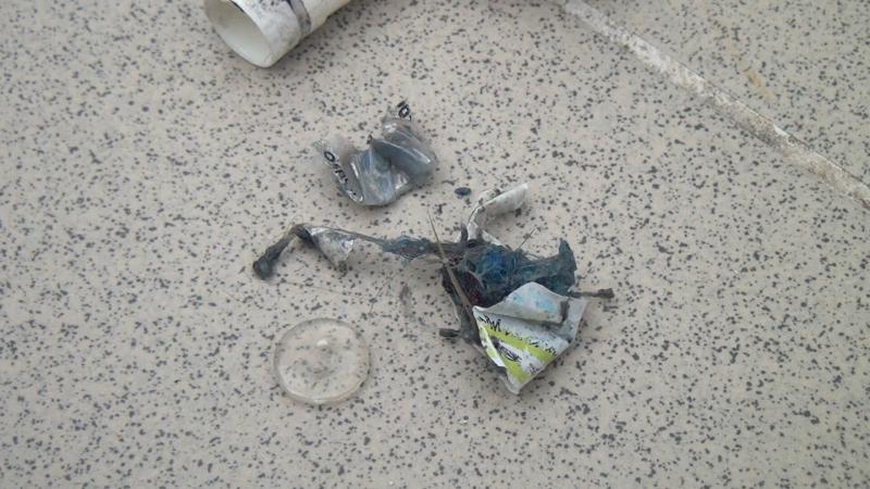 Fundstücke im Ablaufschlauch Fundstücke im Ablaufschlauch