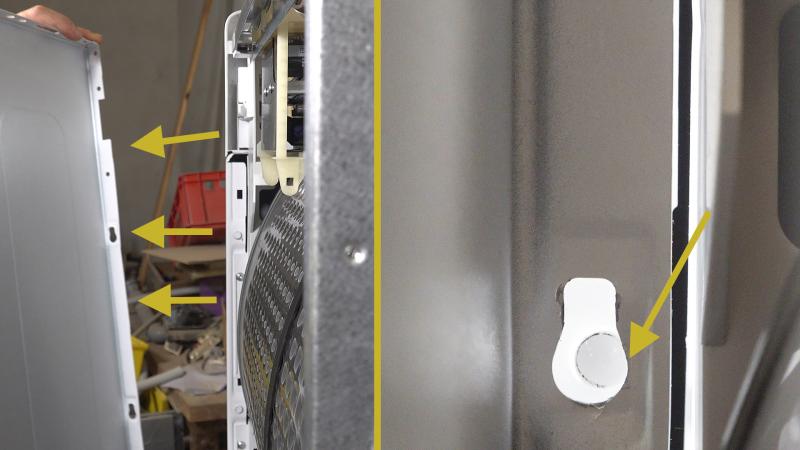 Seitendeckel abnehmen