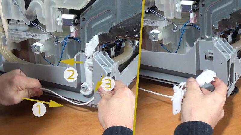 Türmechanismus aushängen 2 Türmechanismus aushängen 2