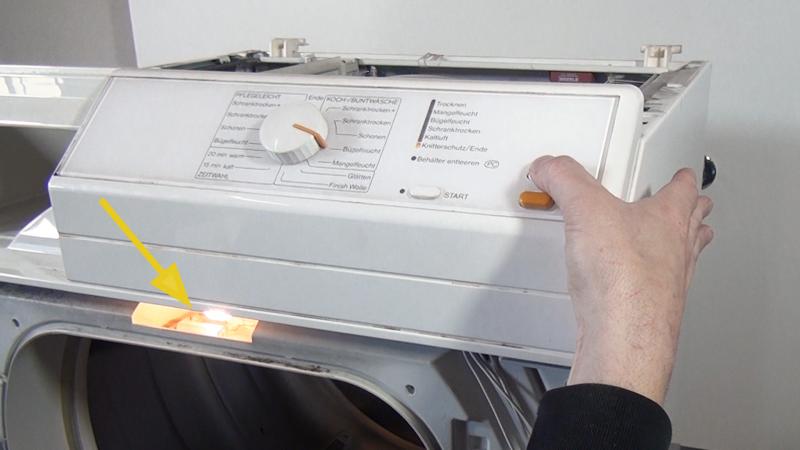 Trockner einschalten Trockner einschalten