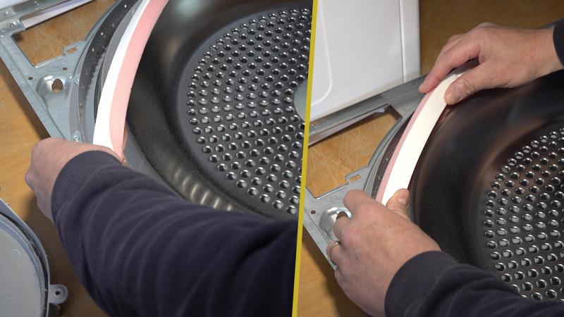 Dichtung einsetzen Dichtung einsetzen