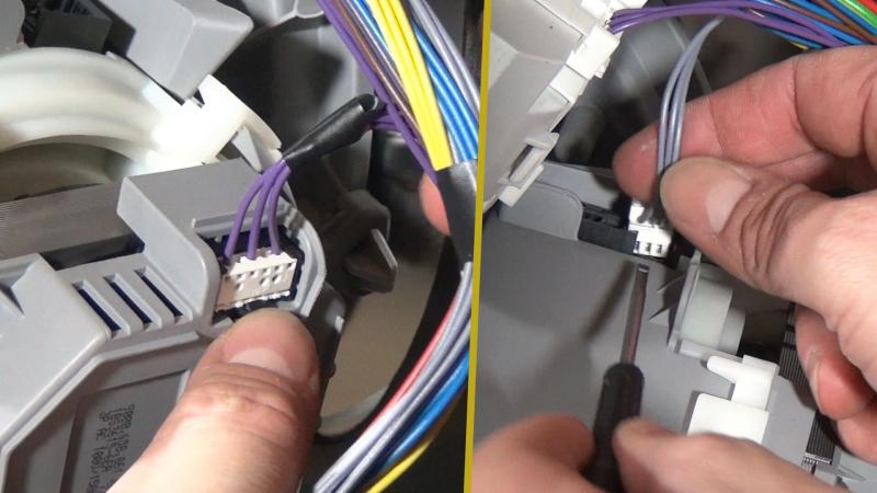 Stecker der Heizpumpe abschließen Stecker der Heizpumpe abschließen