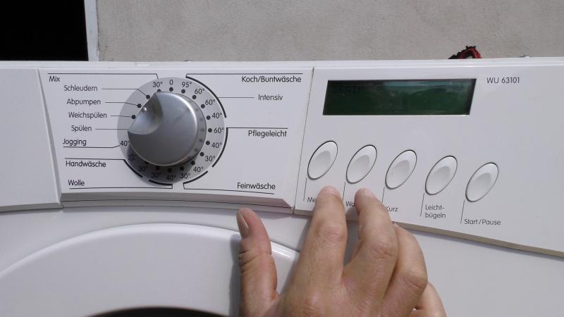 Maschine anstecken und testen Maschine anstecken und testen