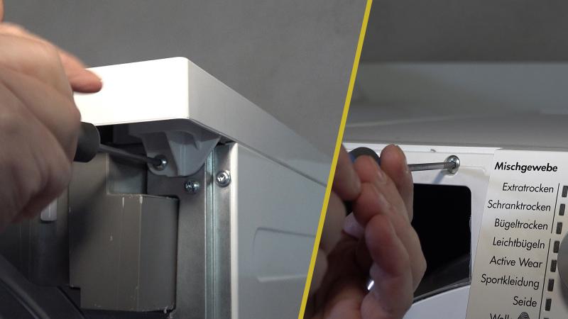 Deckel hinten und vorne verschrauben Deckel hinten und vorne verschrauben