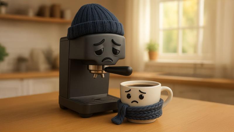 Warum wird mein Kaffee nicht heiß?