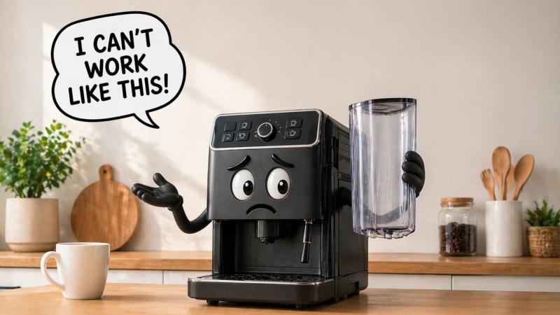 Kaffeemaschine zieht kein Wasser