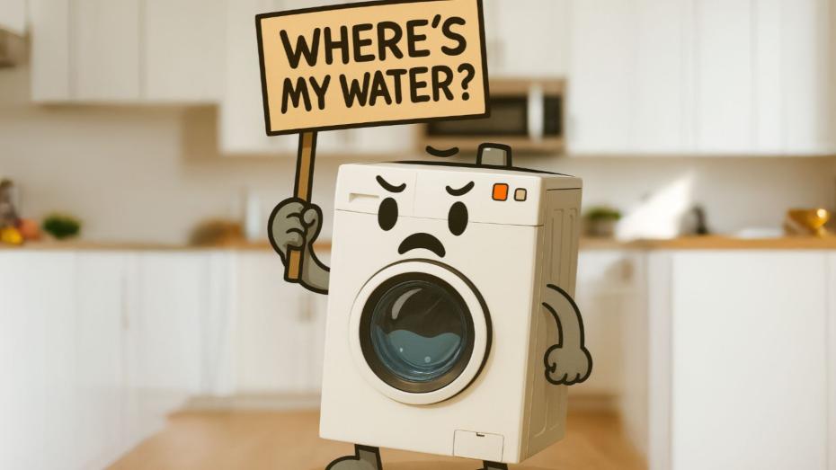 Waschmaschine zieht kein Wasser? Diese 7 Ursachen musst Du kennen