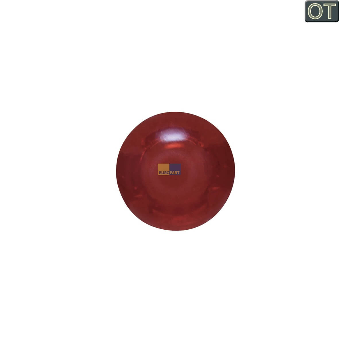 Lampenabdeckung �7mm rot rund Bauknecht 481946279749 f�r Herd (KD-481946279749)