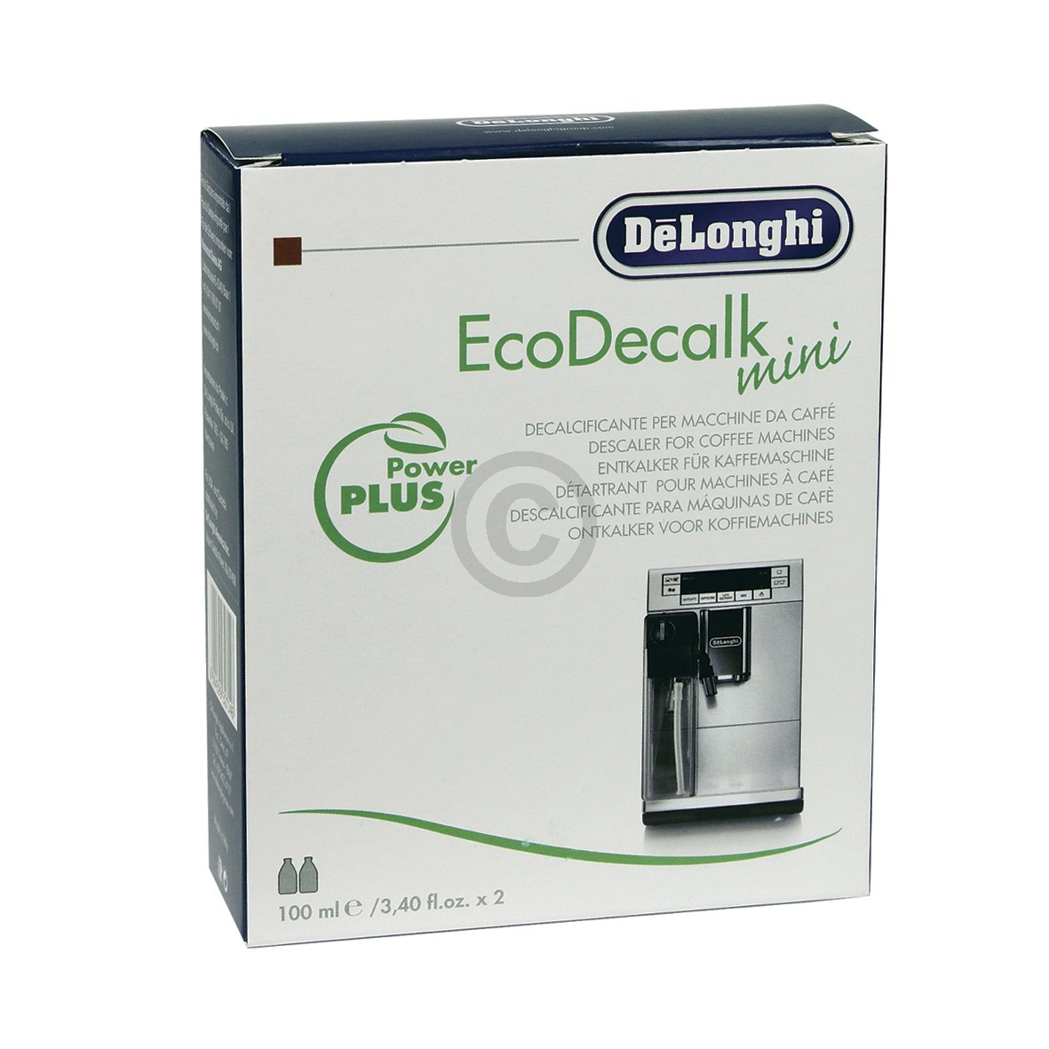 Entkalker DeLonghi EcoDecalkMini  DLSC003 f�r Kaffeemaschine 2x100ml (5513292821)