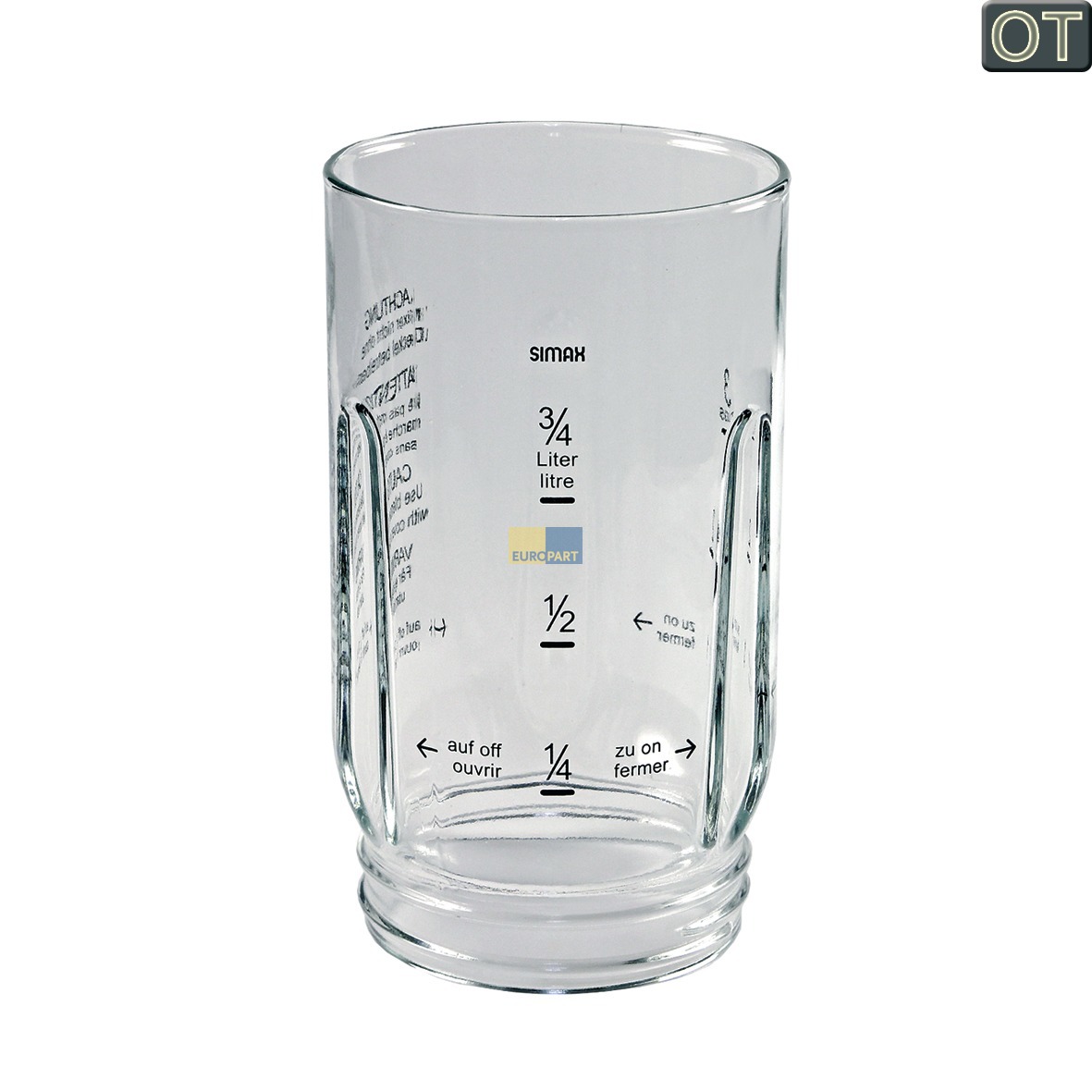 Behälter BSH 00081169 Mixbecher Glas für Mixer für Küchenmaschine (KD-00081169)