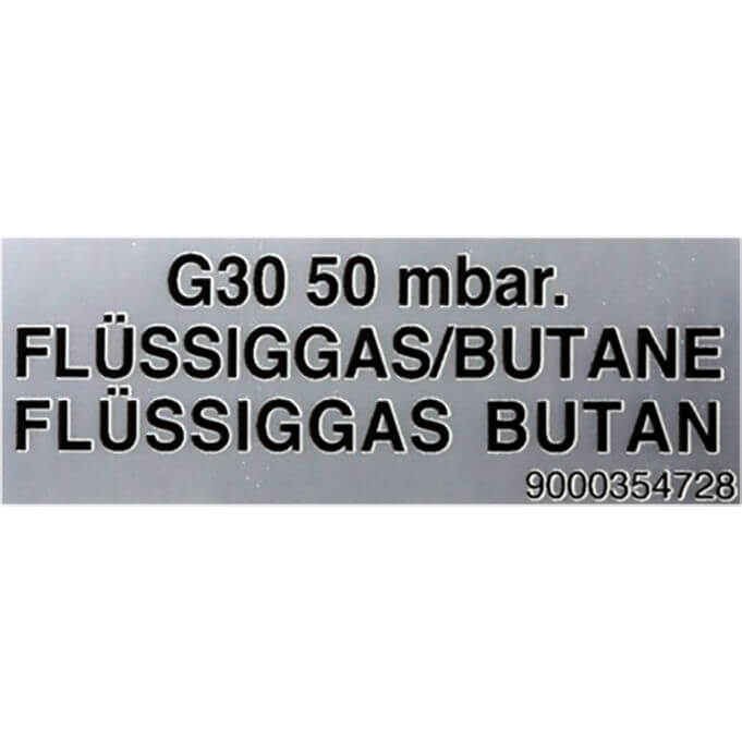 Fl�ssiggasd�sen BSH 12012011 G30 50mbar Satz f�r Gaskochfeld (12012011)