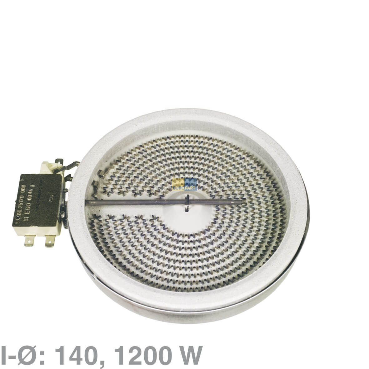 Strahlheizk�rper 140mm� AEG 3740635218 EGO 10.54111.044 1200W 230V f�r Kochfeld (3740635218)