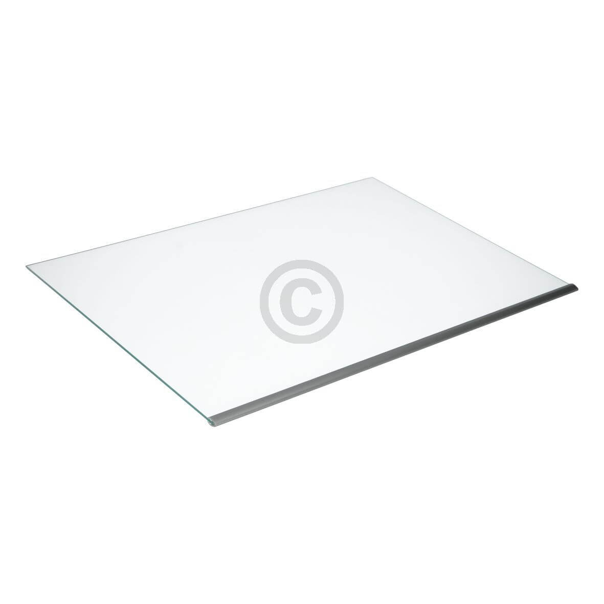 Glasplatte Bauknecht 480132101131 mit Leiste 490x341mm f�r Gem�sefach K�hlGefrierKombination (480132101131)