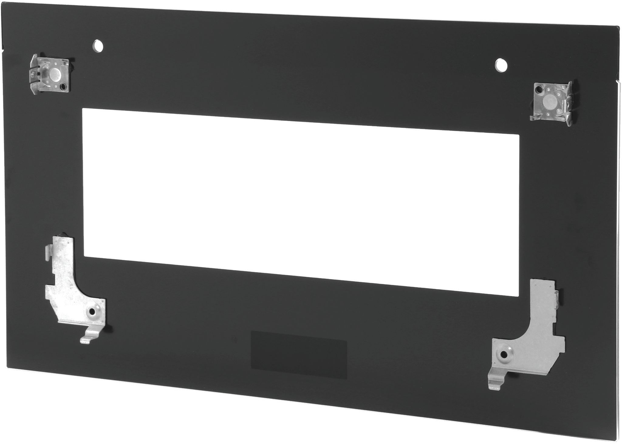 Frontglasscheibe Edelstahl - Schwarz Mikrowelle, StudioLine (BD-00776170)