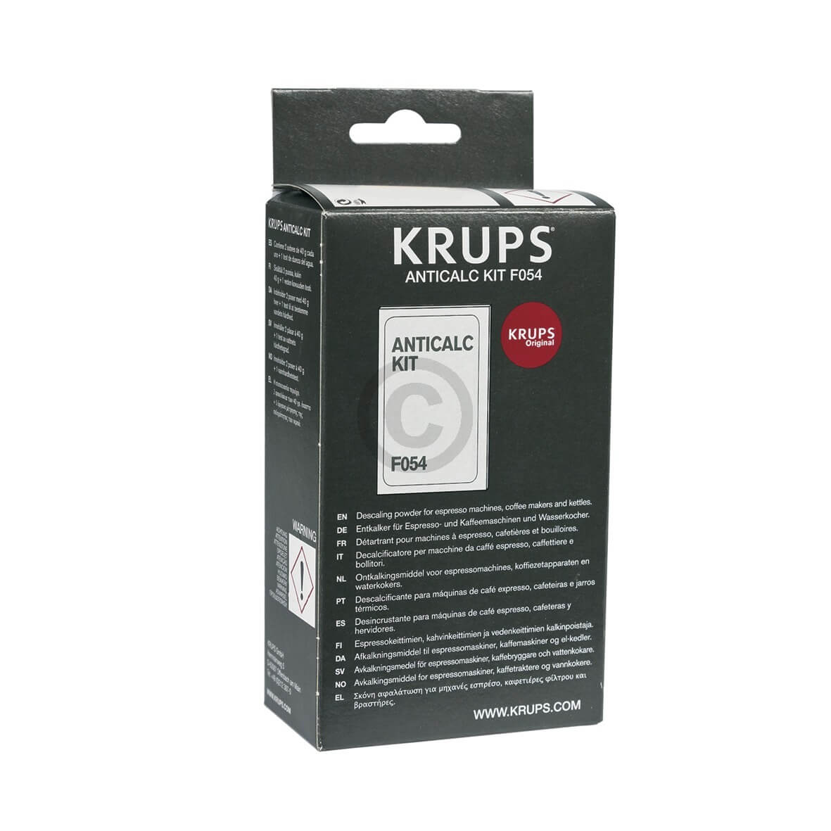 Kaffeemaschinen Entkalker KRUPS F054  Set auch f�r Espressomaschine Wasserkocher (KD-F054001B)
