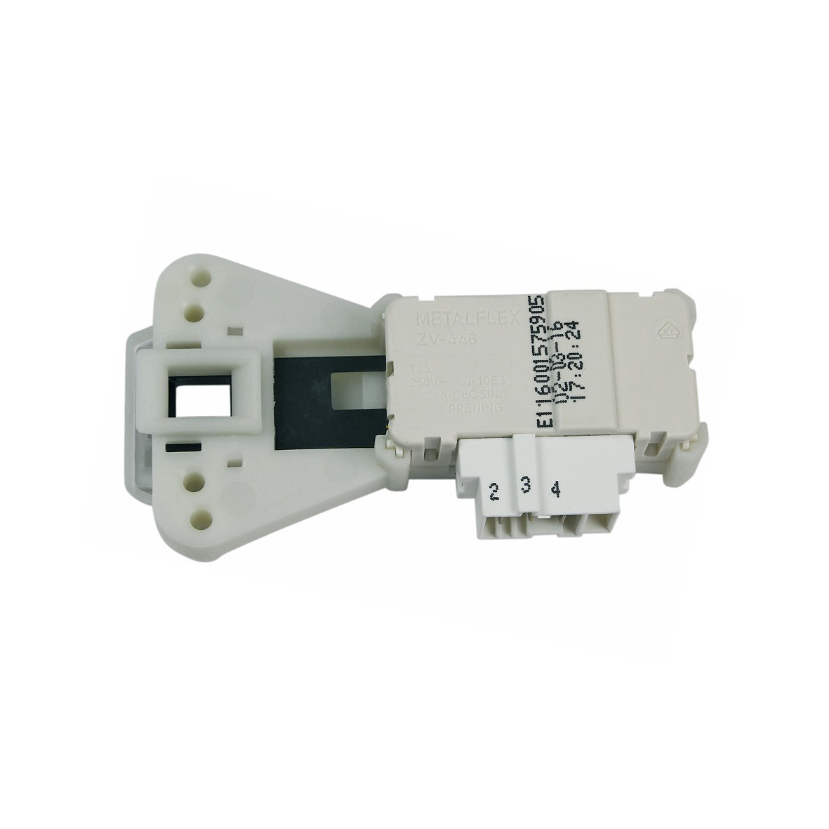 T�rverriegelung wie ARISTON C00085194 Verriegelungsrelais Metalflex ZV-446 f�r Waschmaschine Waschtrockner (10027132)