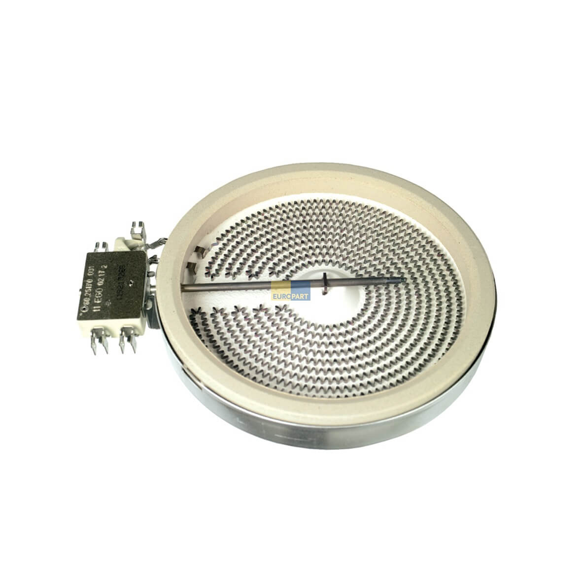 Strahlheizk�rper EGO  140mm� 1200W Einkreis f�r Kochfeld Herd (10.54113.034)