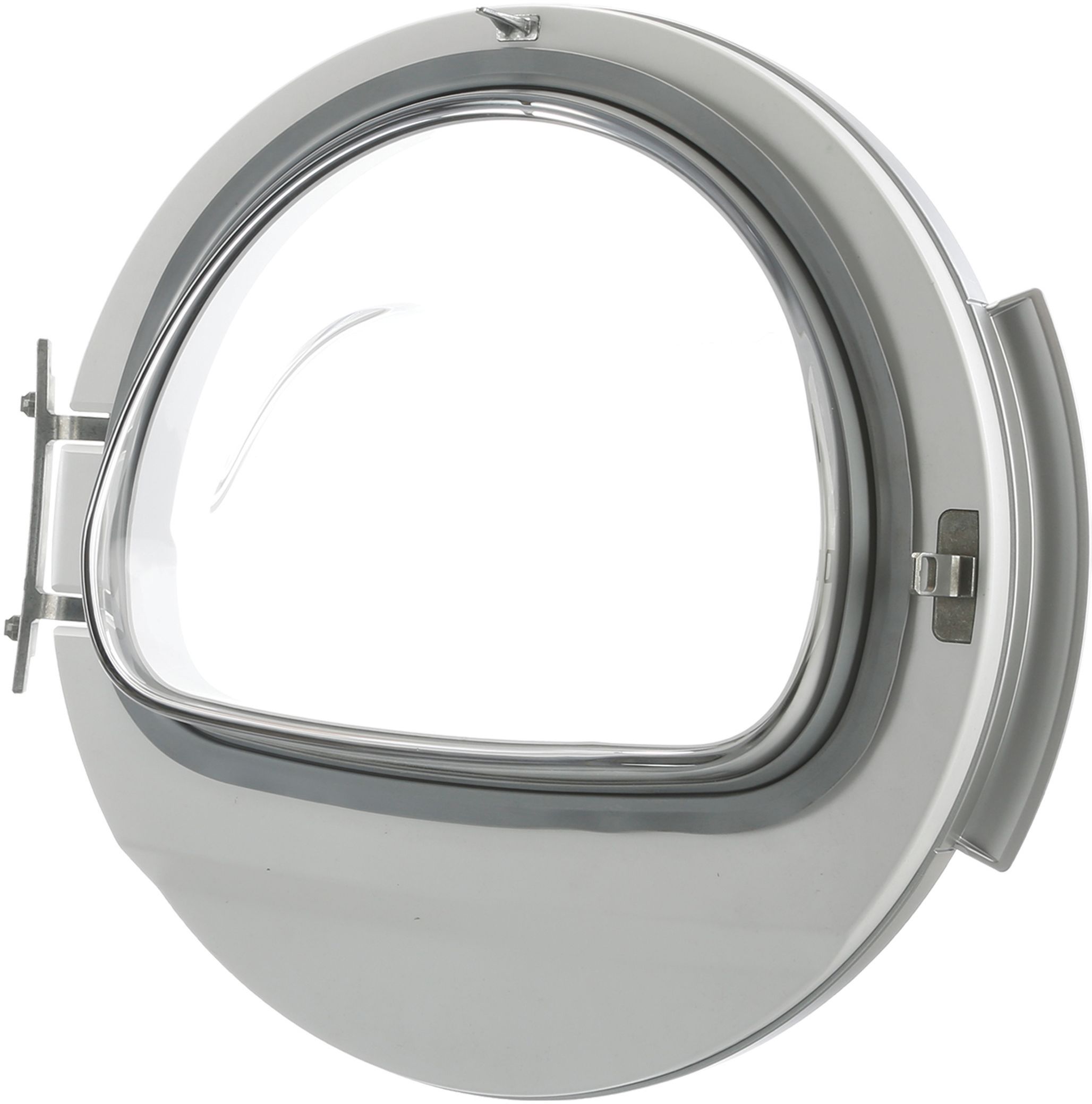 Fenster komplette T�r mit Glas (silber-wei�) (BD-11012062)