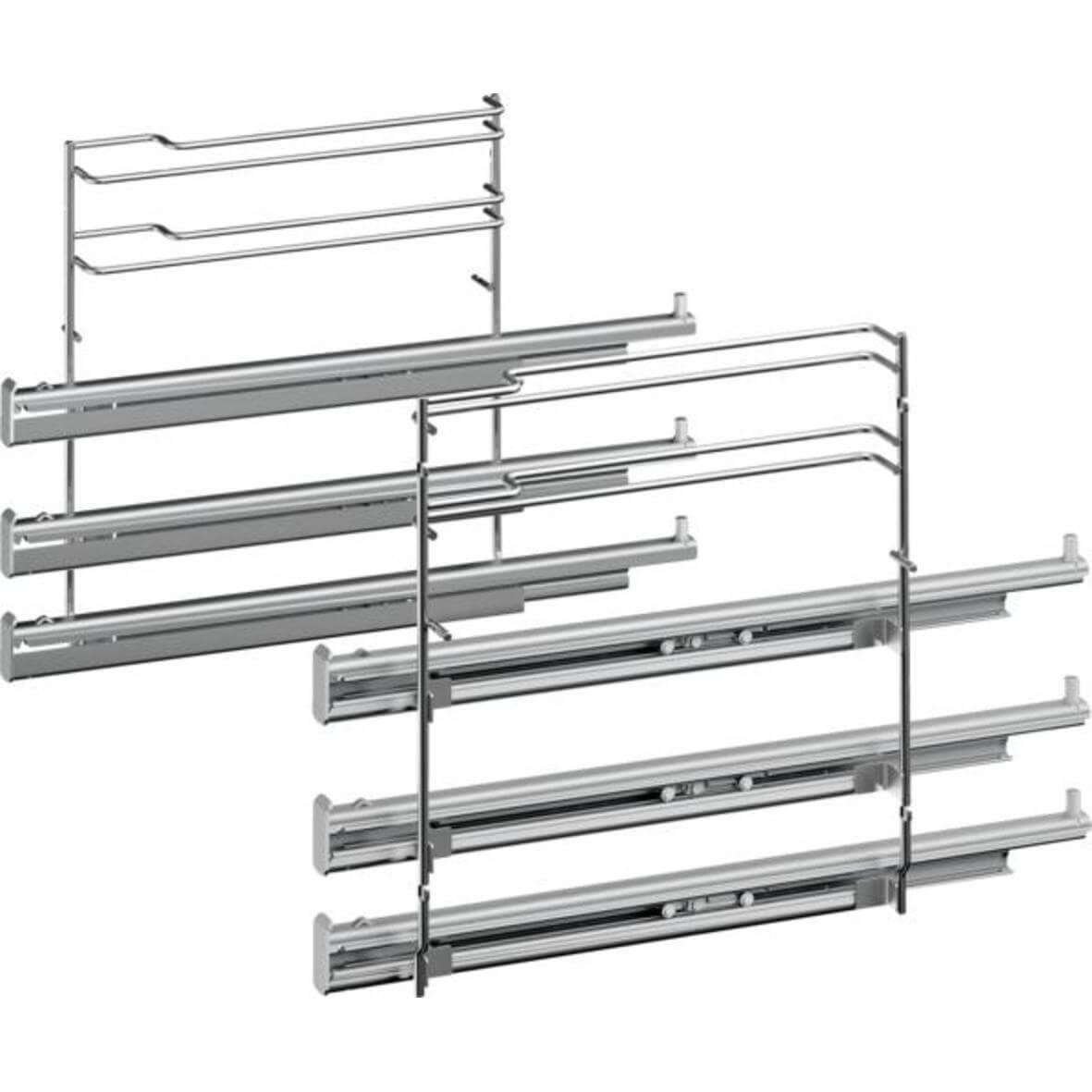 Auszugsschienen Set f�r 3 Backbleche Roste BSH HZ638370  in Backofen (17001179)