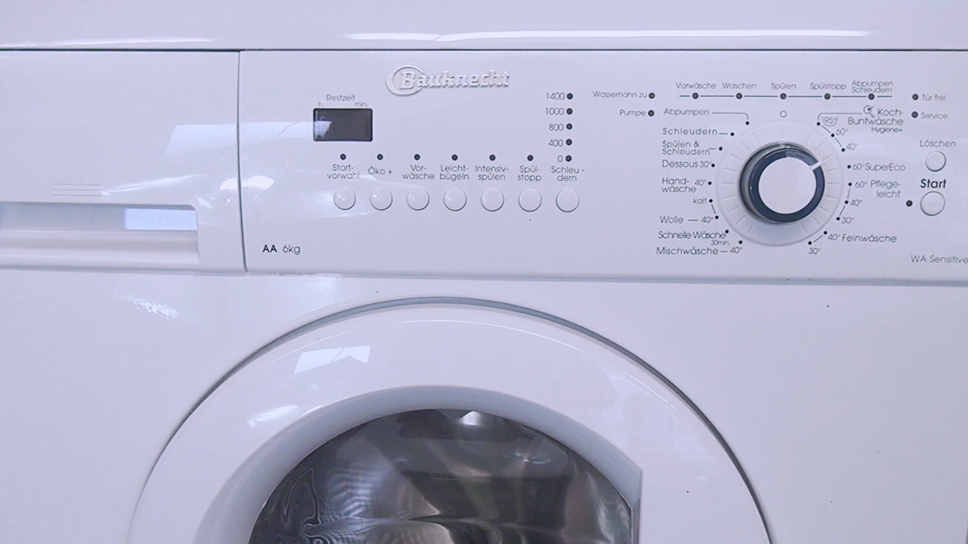 Bauknecht Waschmaschine  geht nicht mehr an